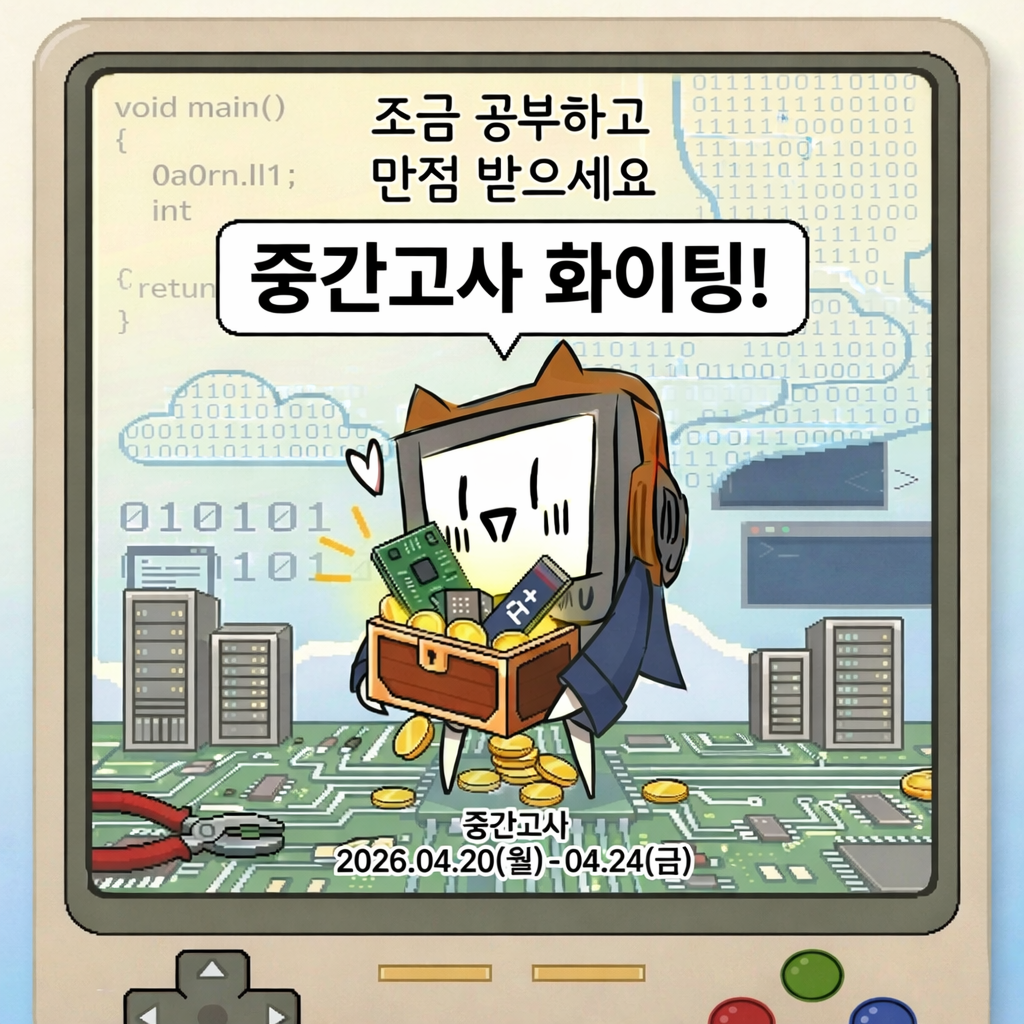 🔥🔥 중간고사 모드 ON 🔥🔥